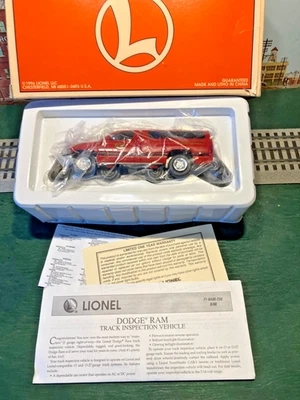 LIONEL NEW YORK CENTRAL DODGE RAM PICK UP TRUCK  TRACK INSPECTION VEHICLE #18436 - Image 1 of 4