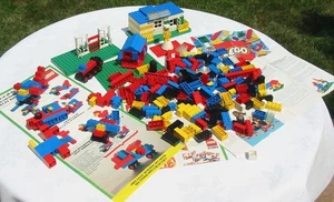 Vintage 1984 McDonald's Happy Meal Toy Bricks Basic Lot Pieces 365 Block Pieces - Picture 1 of 6