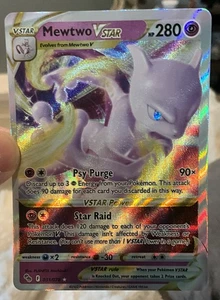 Pokémon TCG Mewtwo Vstar 031/078 Pokemon GO Ultra Rare NM Condition - Picture 1 of 2