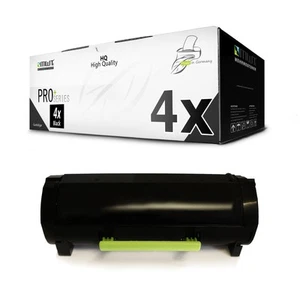 4x per Cartridge XXL Replaces Lexmark 60F2X00 602X - Zdjęcie 1 z 3