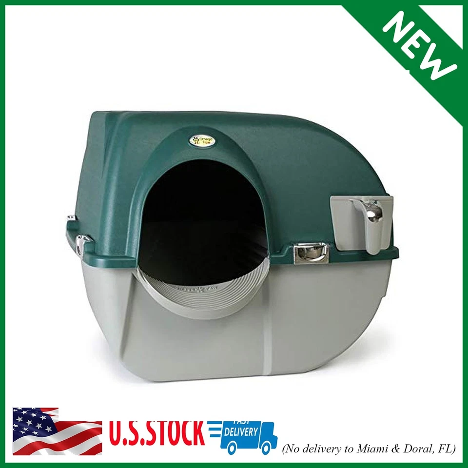 欧米茄爪高级卷'N清洁大型自清洗垃圾盒带集成 — 第 1/4 张图片