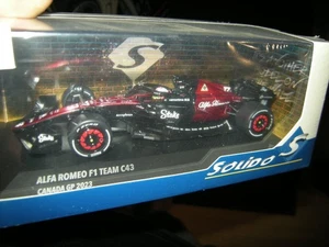 1:43 Solido Formel 1 Alfa Romeo F1 Team C43 Canada GP 2023 Bottas in OVP - Picture 1 of 1