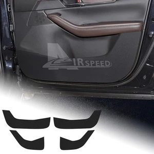 Door Anti-Kick Pad Stickers Trim Leather Black For Mazda CX-30 CX30 2020-2025 - Picture 1 of 8