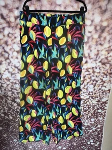 Target x Tabitha Brown Botanic Rainbow Print With Lemons Stretch Pants Size XL - Picture 1 of 7