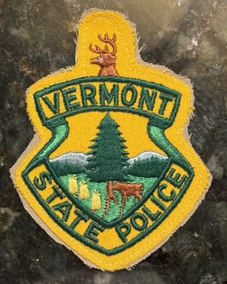 Vintage Vermont State Police Patch - Image 1 of 2