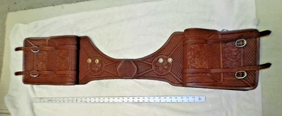 ALFORJAS EQUINAS/MOTOCICLETA, CUERO ARTESANAL, 42"X10" Foto 1 de 2