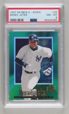 1997 EX 2000 Derek Jeter #33 PSA 8 HOF - Image 1 of 2