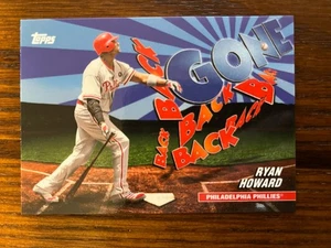 2024 Topps X Chris Berman Ryan Howard Back Back Back Gone Philadelphia Phillies - Picture 1 of 2