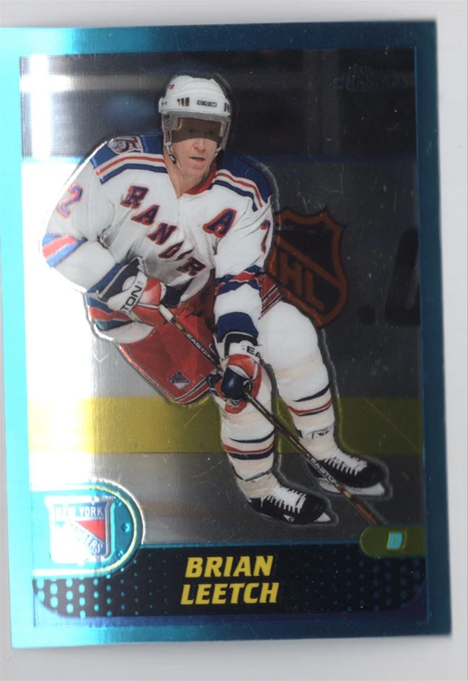 2001-02 Topps Chrome BRIAN LEETCH New York Rangers #4 - Image 1 of 2