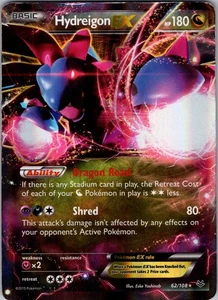Hydreigon EX Ultra Rare XY - Roaring Skies 62/108 - LP - Pokemon TCG - Picture 1 of 2