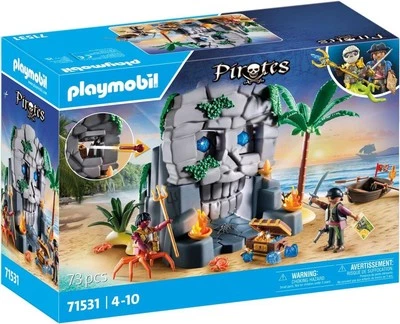 Playmobil Pirates Skull Island 73pc 71531 - image 1 of 4