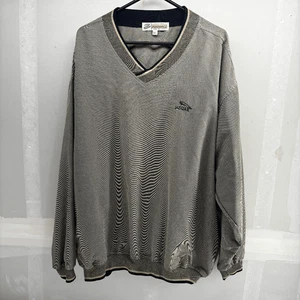 Vintage Akwa Jaguar Car Brand Pullover Pocketed Jacket Made in USA Mens 2XL EUC - Picture 1 of 6
