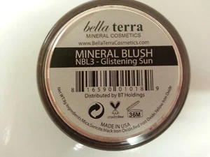 Bella Terra Cosmetics Mineral Blush 9g - Multiple Shades - Picture 1 of 4