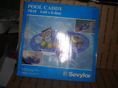 Sevylor Caddy Piscina Inflable PB18 Agua Flotante NUEVO Aire De Colección 27" por 18"  Foto 1 de 3