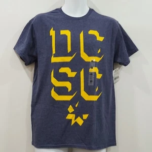DC Shoes Co Men's Short Sleeve Crew Neck 4D Logo Blue Graphic Tee Size M NWT - Picture 1 of 5