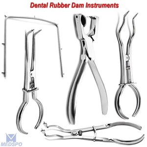 Dental Gummi Dam Endo Brinker Klemmen Brauzange Elfenbein Stoke Dentalzange - Bild 1 von 6