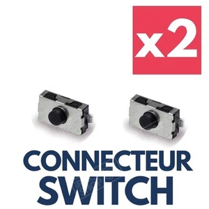 ►2 Switch Push Buttons for Remote Control Case Plip Saab Key - Picture 1 of 1