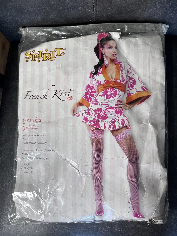 Fantasia cosplay fantasia de Halloween gueixa French Kiss feminina tamanho M (8/10) - Imagem 1 de 3