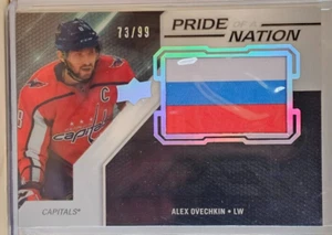 Alex Ovechkin 2019-20 UD Black Pride of A Nation Russia 73/99 Capitals #PN-AO - Picture 1 of 2