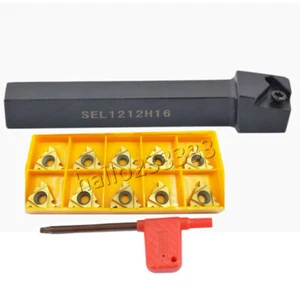 SEL1212H16 Lathe Threading Turning Tool Boring Bar+16IR AG60 BP010 Thread insert - Imagen 1 de 4