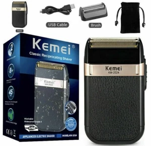 KEMEI 2024 Electric Shaver Trimmer Razor Rechargeable Hair Beard Shaving Machine