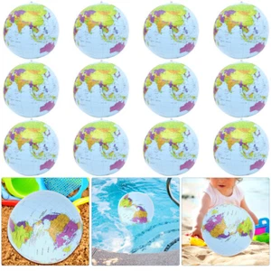 12St Englische Wortkarte Sommer Strand-Billardbälle Aufblasbare - Zdjęcie 1 z 12