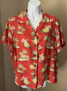 Carribean Joe XL Hawaii Tropical 🌴 Camp Hemd Bluse Kurzarm - Bild 1 von 6