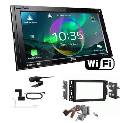 JVC Autoradio WiFi Apple CarPlay Android für GM Hummer H2 Facelift 2007-2010 - Bild 1 von 4