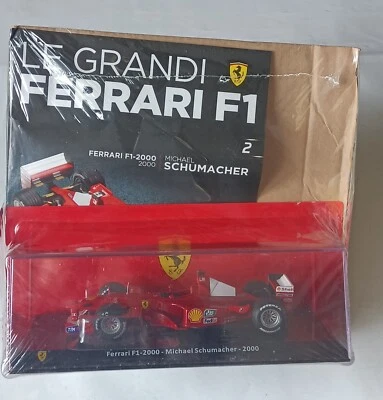 Grandi Ferrari Schumacher F1 2000 scala 124 Nuova Sigillata con fascicolo n⁰ 2  - Immagine 1 di 4