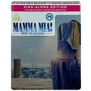 Mamma Mia: Here We Go Again! 4K Steelbook - UK Release Limited Edition - Picture 1 of 2