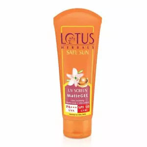 Lotus Herbals Safe Sun UV Screen Matte Gel, SPF 50 PA+++, 100 gm - Picture 1 of 3
