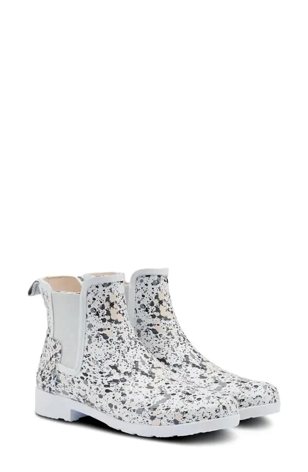 Bota Chelsea Hunter Original Estampado de Partículas Refinadas Impermeable Para Mujer EE. UU. 8 Foto 1 de 4