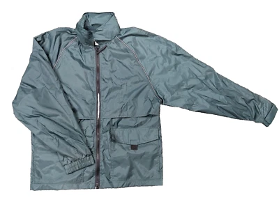 NWT NEW GREEN BREATHABLE LIGHTWEIGHT WINDBREAKER JACKET GOLF COAT SMALL SM S - Image 1 of 4