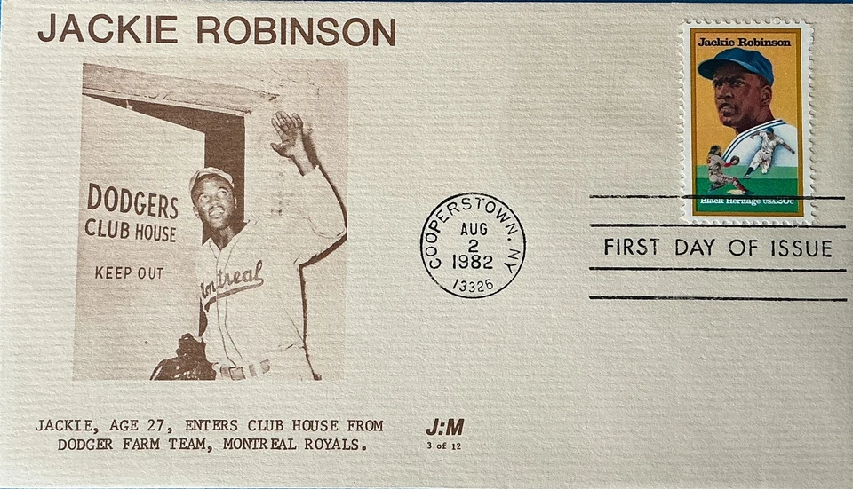 J:M 2016 Jackie Robinson Brooklyn Dodgers Baseball Burt Shotten Montreal  - Image 1 of 1