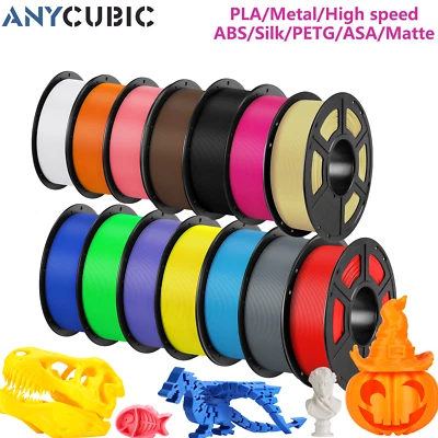 【Add 8 Pay5】1KG ANYCUBIC 3D Printer Filament PLA+/Silk/High Speed 1.75mm Lot - image 1 of 4
