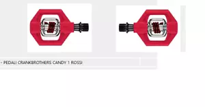 Pedali PEDALI CRANKBROTHERS CANDY 1 ROSSI - Imagen 1 de 1
