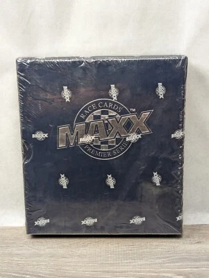 1993 NASCAR MAXX Race Cards Premier Series Card Set Unopened Binder No 031660 - Image 1 of 4