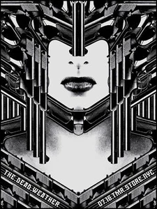 Dead Weather 7/16/2009 New York Poster S/N #/242 Rob Jones Third Man Jack White - Picture 1 of 1