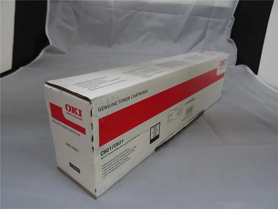 Original OKI 44643004 Toner schwarz für C800 C801 C821 in OVP  - Bild 1 von 1