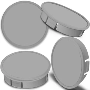 4 x Nabendeckel 60mm Radkappen Felgenabdeckung Nabenkappen Felgendeckel Silber - Bild 1 von 6