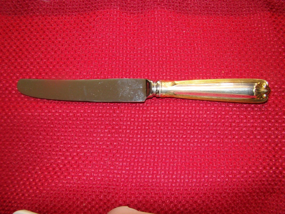 TOWLE СЕРЕБРО BEN FRANKLIN ЗОЛОТОЙ АКЦЕНТ ФРАНЦУЗСКИЙ ЛЕЗВИЕ НОЖ  - Изображение 1 из 1