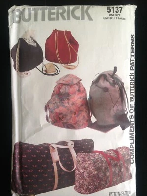 Pattern Butterick 5137 duffles, backpacks, shoulder bags - Image 1 of 2