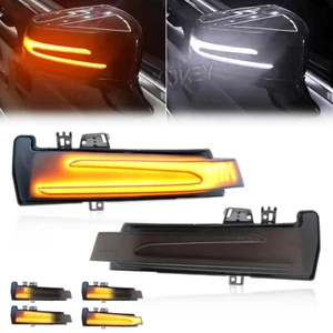 2x LED Sequential Wing Mirror Indicator Turn Signal Light For Mercedes Benz W204 - Picture 1 of 6