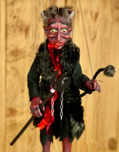 Marionnette Diable - Marionnette originale faite main - Photo 1/8