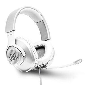JBL Quantum 100, Wired Over Ear Gaming Headset with Detachable Mic for PC,