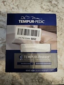 Tempur Protect Pillow Protector King 20in X 37.5in 1 pack (Box Has Been Opened)