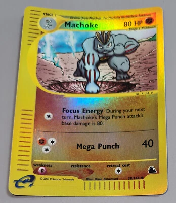 Machoke # 38/144 Reverse Holo aus Skyridge 2003 Pokemon Englisch Mint Vintage - Bild 1 von 3
