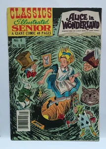CLASSICS ILLUSTRATED SENIOR NO. 4 ALICE IN WONDERLAND ENGLISH INDIA PRINT ILLUS. - Picture 1 of 9