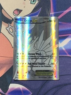 Pokemon Card Dialga EX w/Error Full Art 122/119 XY Phantom Forces Secret Rare NM - Image 1 of 4