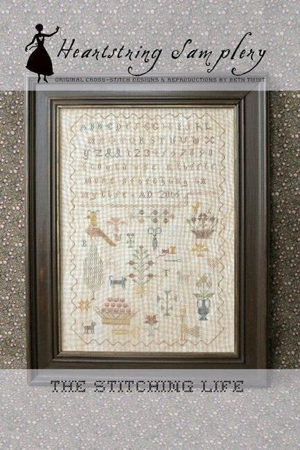 The Stitching Life by Heartstring Samplery cross stitch pattern - Image 1 of 1